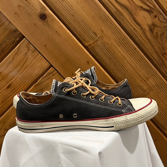 Converse charcoal grey and cream Low-Top Sneakers - Picture 7 of 11